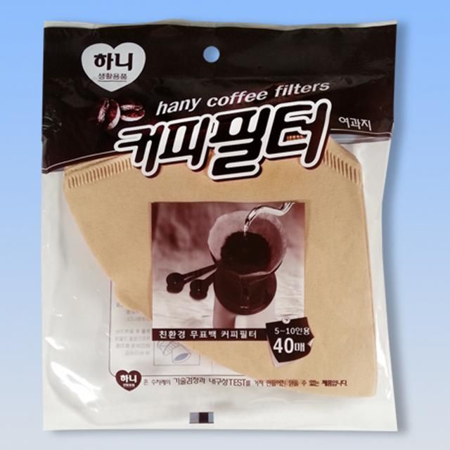 커피 필터 대형 5-10인용 주방 드립 커피 종이
