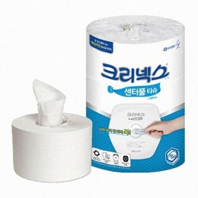 크리넥스 센터풀 티슈 화장지 1000매 3롤 대용량