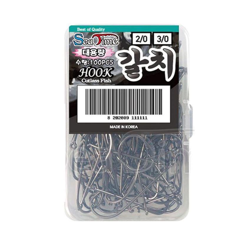 갈치 전용 낚시 바늘 훅 100개입 자작 채비용