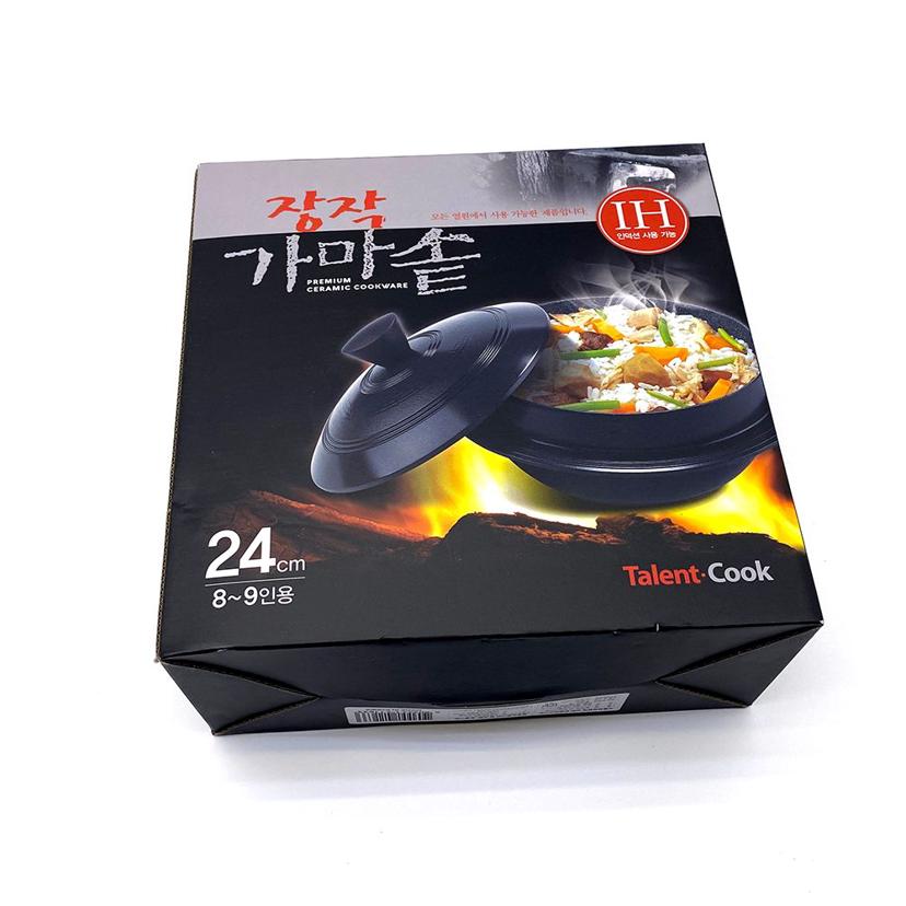 탈랜트쿡 장작 IH 가마솥 24cm 7~8인용 - 인덕션 겸용