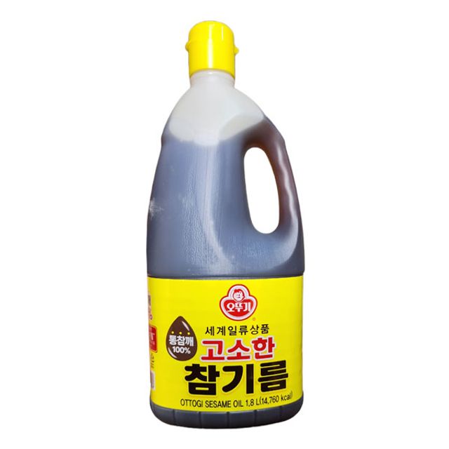 고소한참기름 오뚜기 1.8L - 프리미엄 참기름