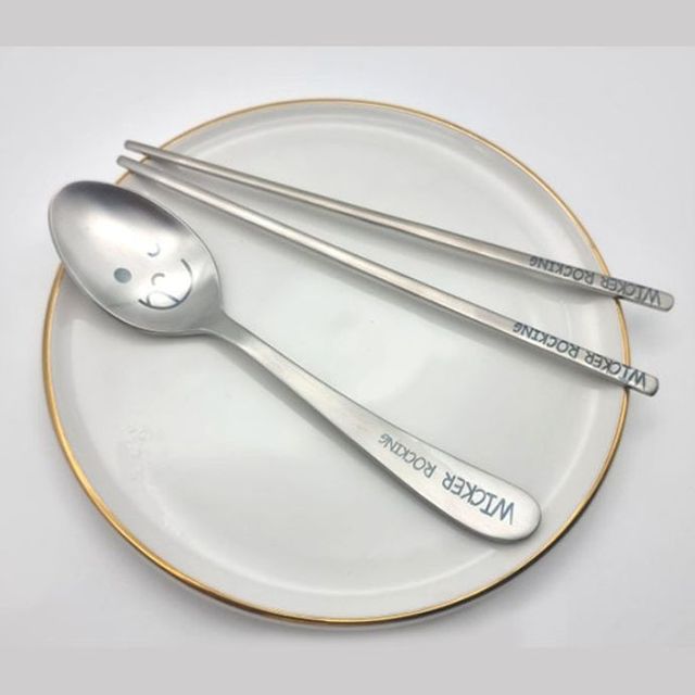 윙커 어린이 수저 세트 숟가락 젓가락 스푼 스텐