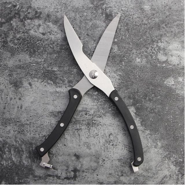 파워쿡 주방 뼈가위 25x4.5cm 블랙