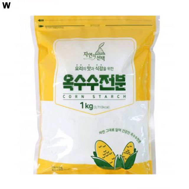 자연의선택 옥수수전분 1kg - 순수 옥수수 유도 전분