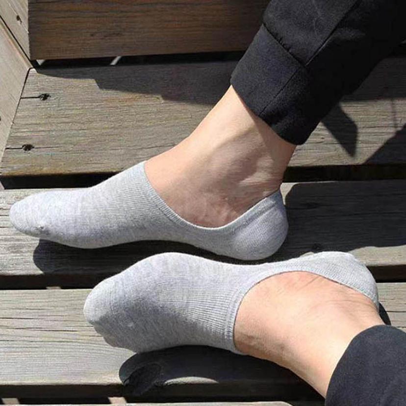 남성 발목양말 뒷꿈치 실리콘 데일리 소프트