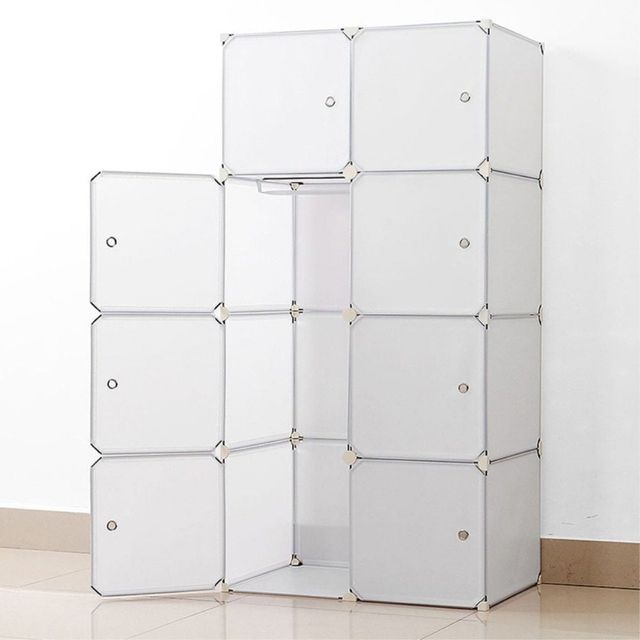 심플 큐뷰 DIY 수납박스 화이트 70x140cm