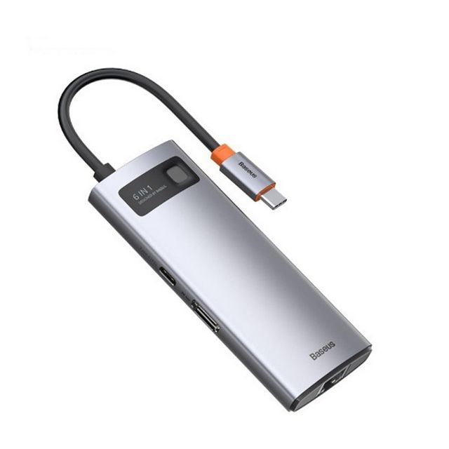 6IN1 C타입 멀티허브 도킹스테이션 CAHUB-CW0G - 확장성 높은 USB-C 허브