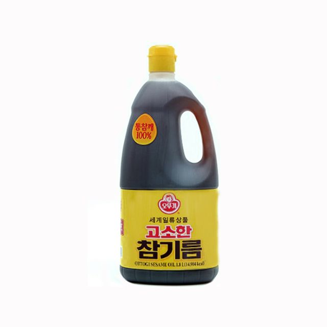 오뚜기 통참깨 참기름 1.8리터, 고소한 자연 그대로의 참기름