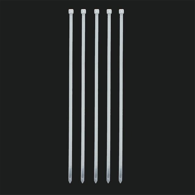 화이트 케이블타이 100p 7.6x500mm 타이밴드 케이블정리밴드 배선정리타이