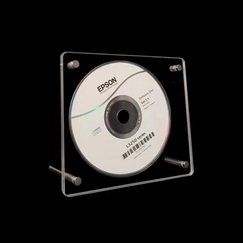 아크릴 CD 홀더 수납 보관 거치대 깔끔한 CD 꽂이
