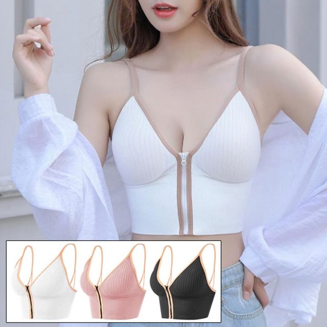 여름 야외 활동 가슴 캡내장 볼륨업 패션 밴딩 브라탑