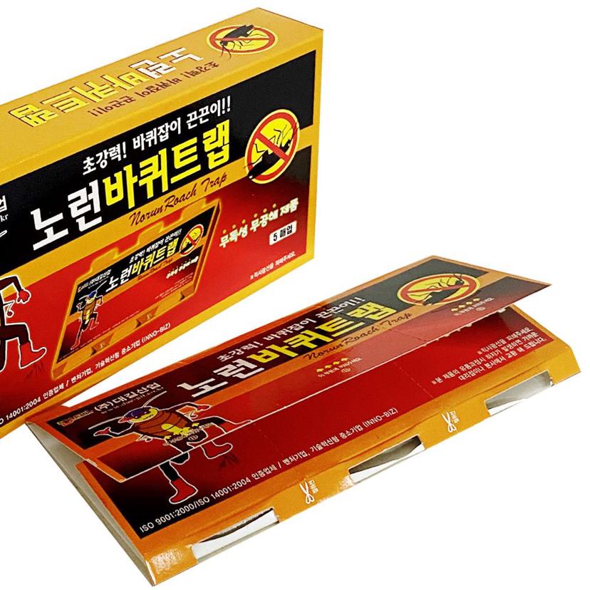 대길 노런 바퀴트랩 5매 바퀴벌레 퇴치 끈끈이 약