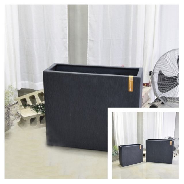 실외용 대형직사각 시스템플랜터 화분 80x30x68cm 모던한화분 오브제화분 카페화분 커피숍화분