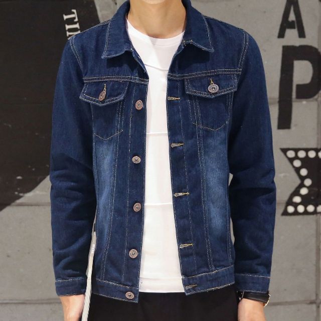 남성 청자켓 데님 캐주얼 진청 가을 자켓 아우터