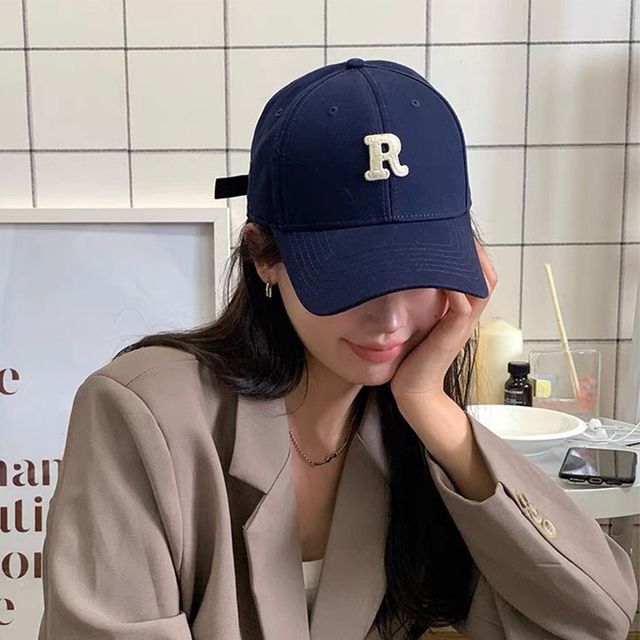 데일리 영문 자수 캐주얼 볼캡 커플모자