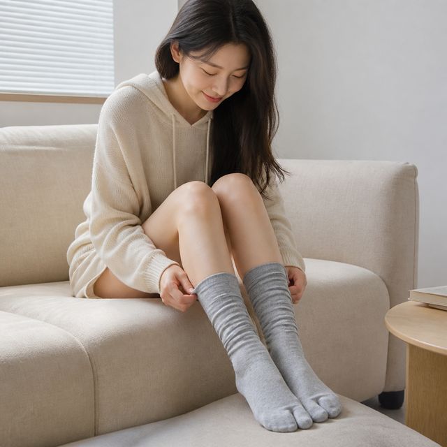 얇은 루즈삭스 여름 여성 니삭스 롱양말 데일리룩