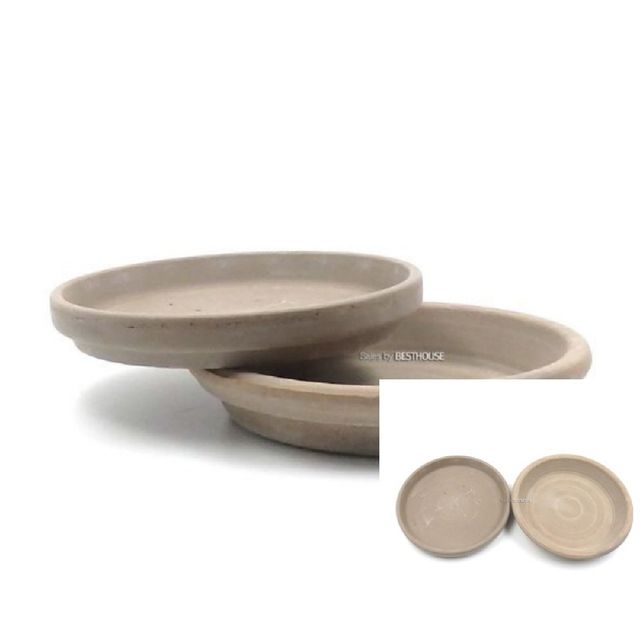 토분 화분받침, 이탈리아 그레이 R25 화분 물받이