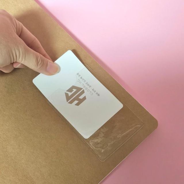 명함꽂이 다이어리 노트 4개 포스트포켓 비닐포켓 세로형 라벨 스티커 다용도