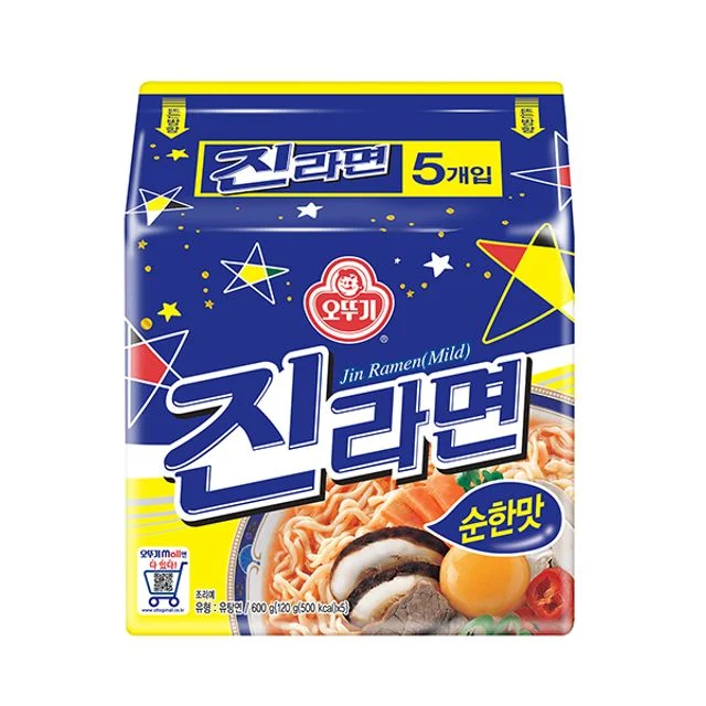 오뚜기 진라면 순한맛 멀티팩 120gX5봉