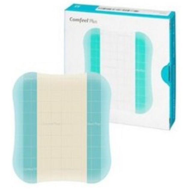 Coloplast 컴필 플러스 10X10cm 욕창드레싱폼 10개 - 압력 분산 및 상처 보호