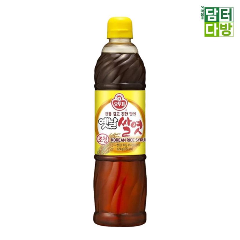 오뚜기 옛날 쌀엿 조청 1.2kg 요리용 윤기나는 단맛