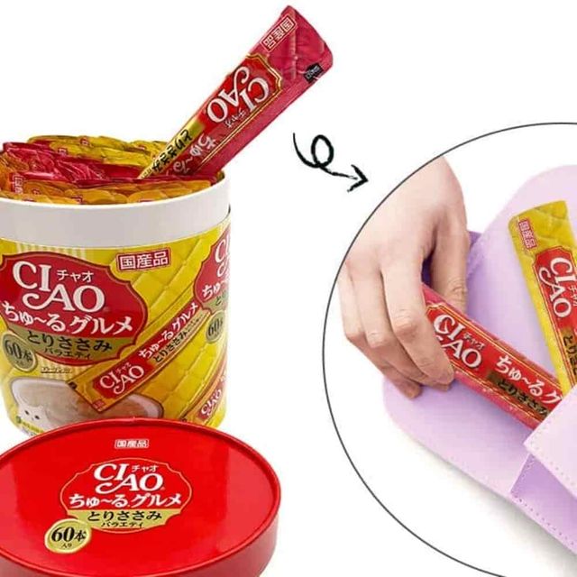 구루메 닭가슴살버라이어티 60p 고양이스틱간식 짜먹는고양이간식 고양이간식추루 맛있는간식
