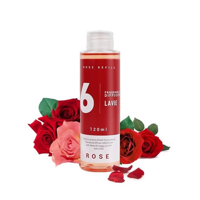 라비에 실내디퓨저 리필용 120ml 로즈 향기
