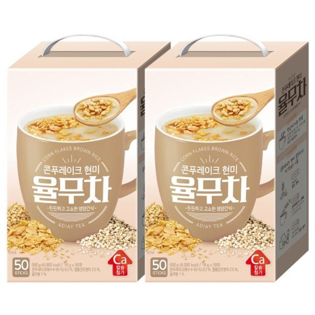 담터 콘푸레이크 현미 율무차 100T 대용량 식사대용