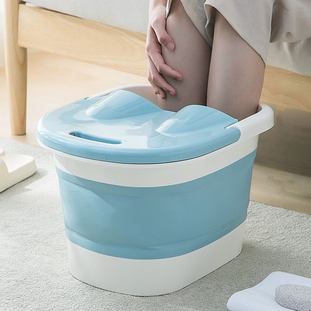 접이식 족욕기 습식 족욕통 - 집에서도 편안한 발 마사지 및 온열 테라피