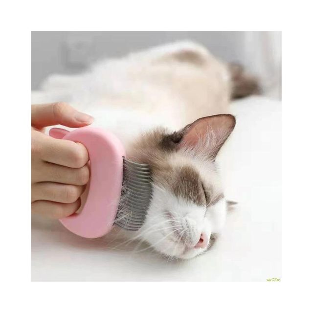 고양이 마사지 빗 - 털관리 및 피부 마사지 효과