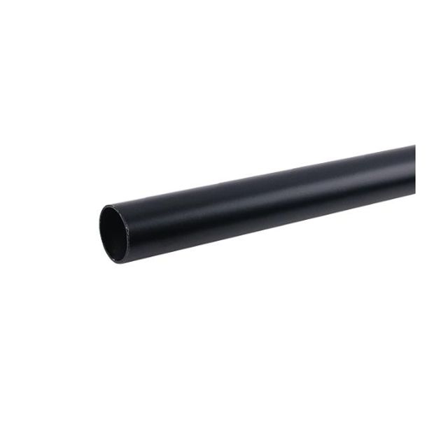 옷봉 AL 25파이 흑색 1500mm - 알루미늄 소재의 튼튼한 검은색 옷걸이봉
