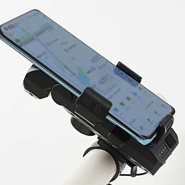 자전거 전조등 블랙 USB 충전 안전등
