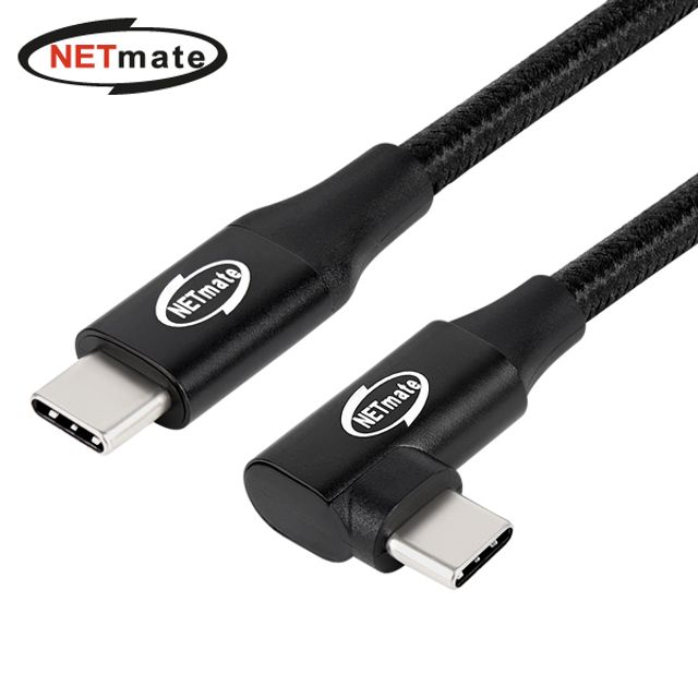 NETmate USB3.1 Gen2 C타입 꺽임케이블 1m, 고속 데이터 전송 케이블