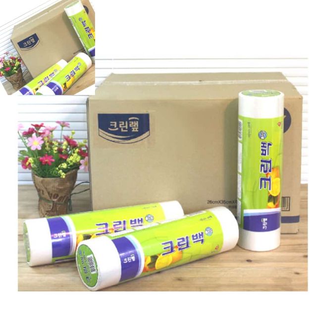 크린롤백30x40x500매 12개입 위생백 위생팩 위생롤백 위생롤백가정용