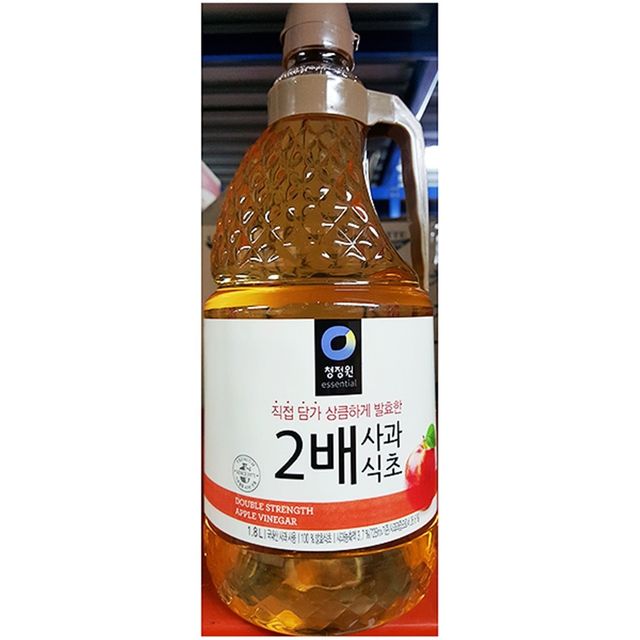 사과식초 2배 농축 1.8L - 업소용 식당용 대용량 식초
