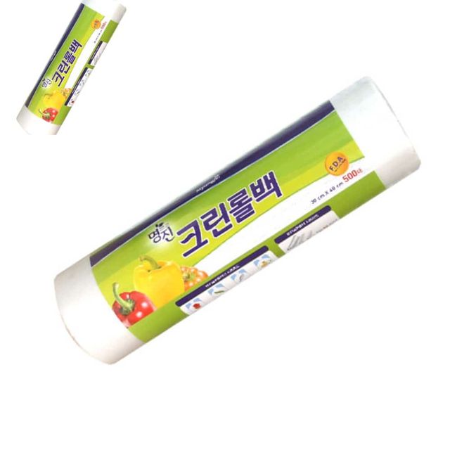 크린 롤백 위생팩 중형, 25x35 500매 롤팩 위생백