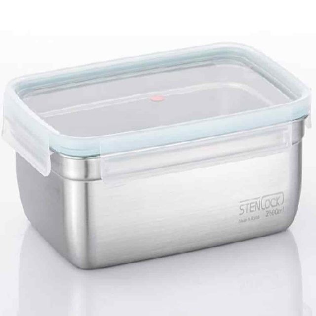 밀폐용기 2600ml 스테인레스밀폐용기 스텐레스김치통 스테인리스반찬통 스텐밀폐용기