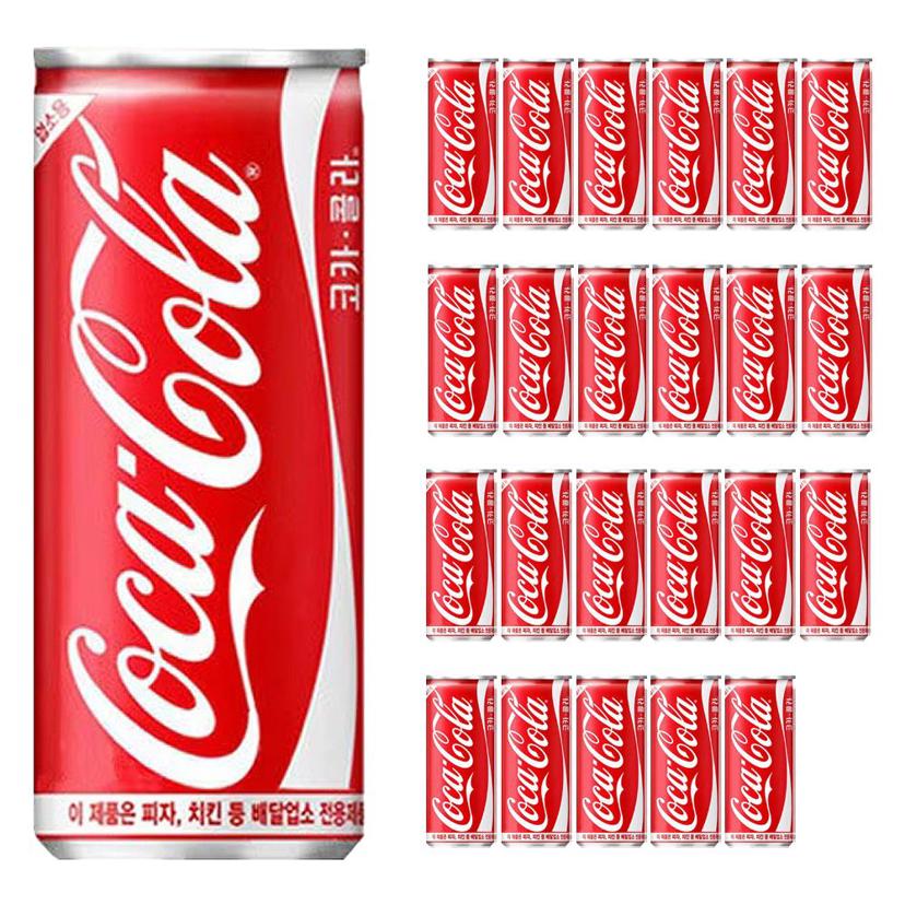 코카콜라 업소용 슬릭캔 245ml x 24캔 - 탄산음료 박스