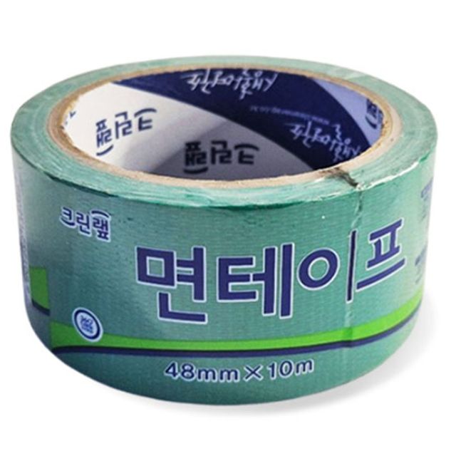 크린랩 면테이프 청테이프 보수 테이프 48mmX10m