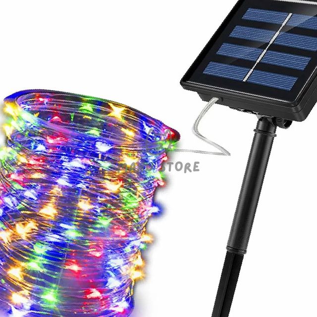 트리용전구 트리장식전구 태양광 LED 200구 와이어 전구 20m 컬러믹스