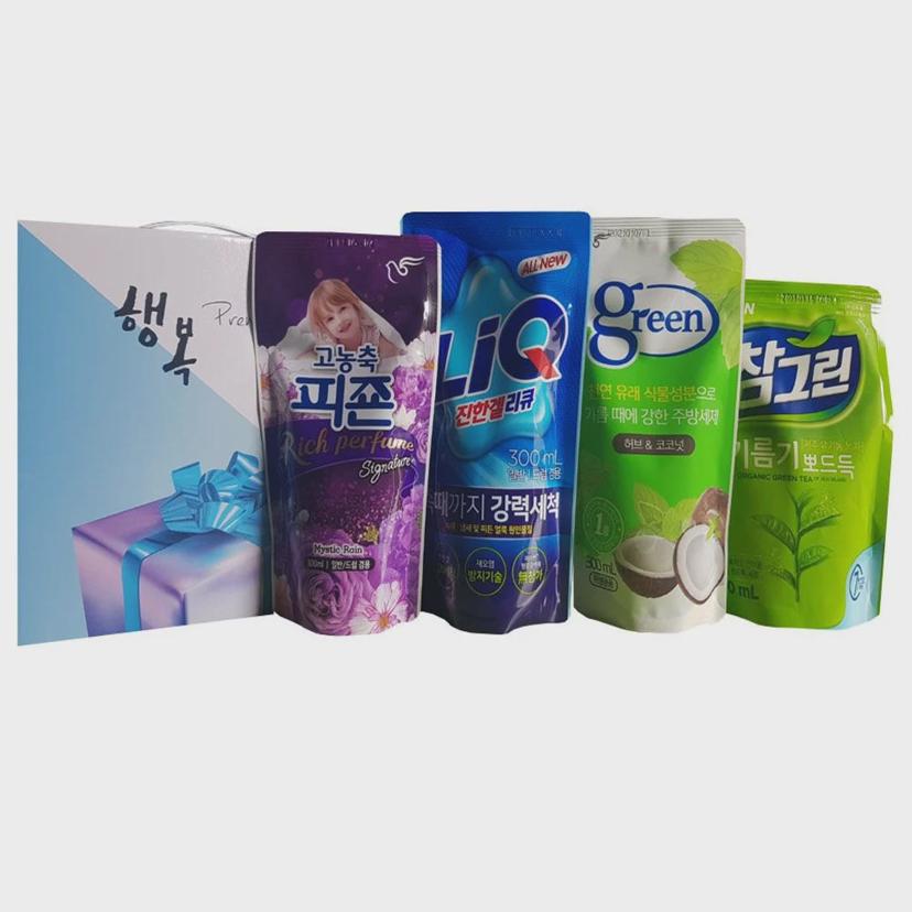 세제 4종 선물 세트 - 실속형 주방 세탁 세제 세트
