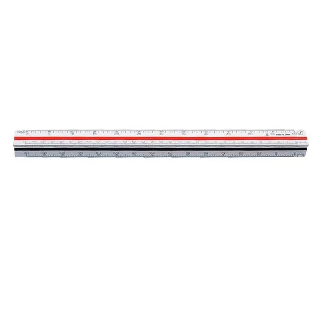 삼각스케일 30cm 축척자 제도용삼각자 제도용구 제도도구