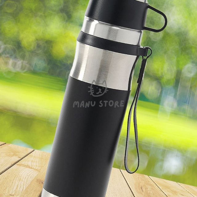 스텐나들이물병 텀블러선물 티보틀 보온병 750ml 블랙