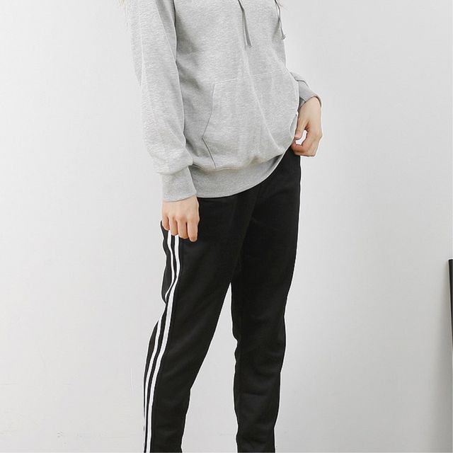 여성 스포츠 트레이닝 웨어 두줄 포인트 운동복 바지