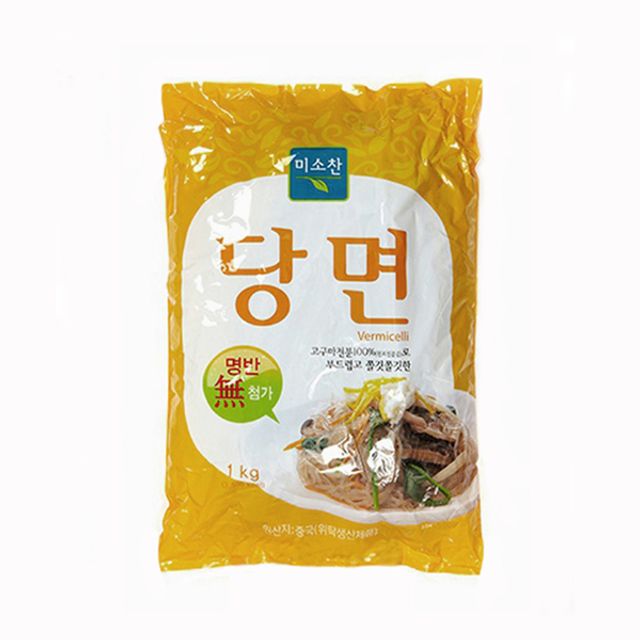 영화식품 미소찬 한식 당면 1kg - 쫄깃한 식감의 전통 한식 당면