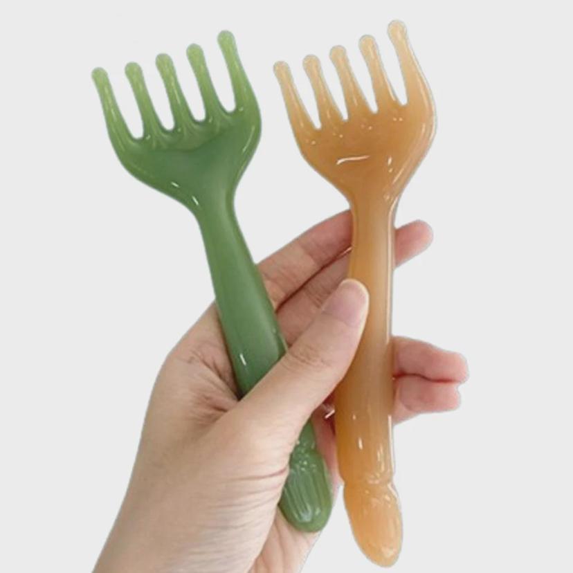 머리 괄사 마사지기 - 두피 지압 및 전신 마사지 도구