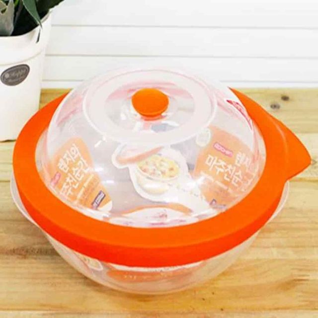 밀폐용기 원형 1200ml 전자레인지데우기 전자렌지전용용기 음식데우기 전자레인지요리