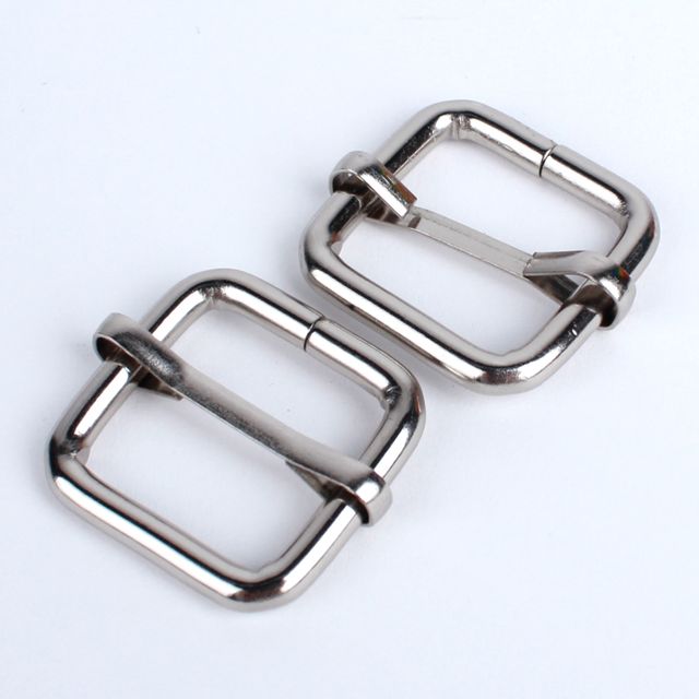 가방끈 부자재 끈조절 클립 실버 20mm 2P 가방끈클립