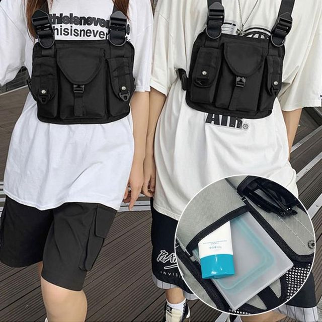 프론트백 레져 등산 다용도 포켓 낚시 가방 작업용 수납