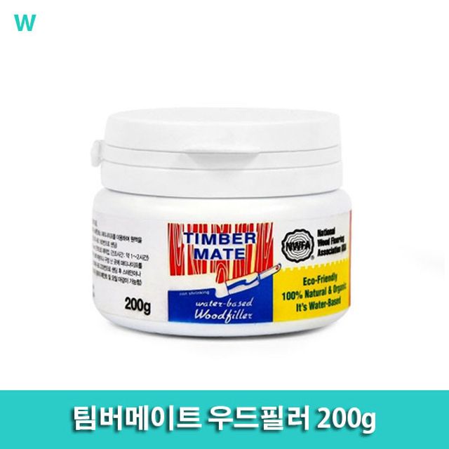 팀버메이트 우드필러 200g - 목재 스크래치·홀 보수용 충전재